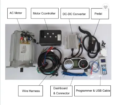 Kit para conversión de vocho a eléctrico (no incluye baterías)